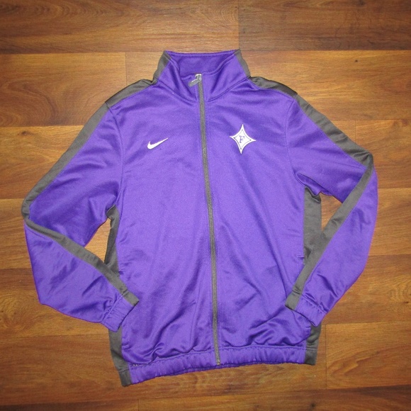 Nike Other - Nike Dri Fit Jacket Furman Univ Sz L Purple Black